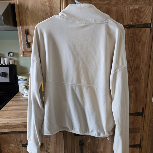 Varley Off-White Quarter-Zip Top - Picture 10 of 11